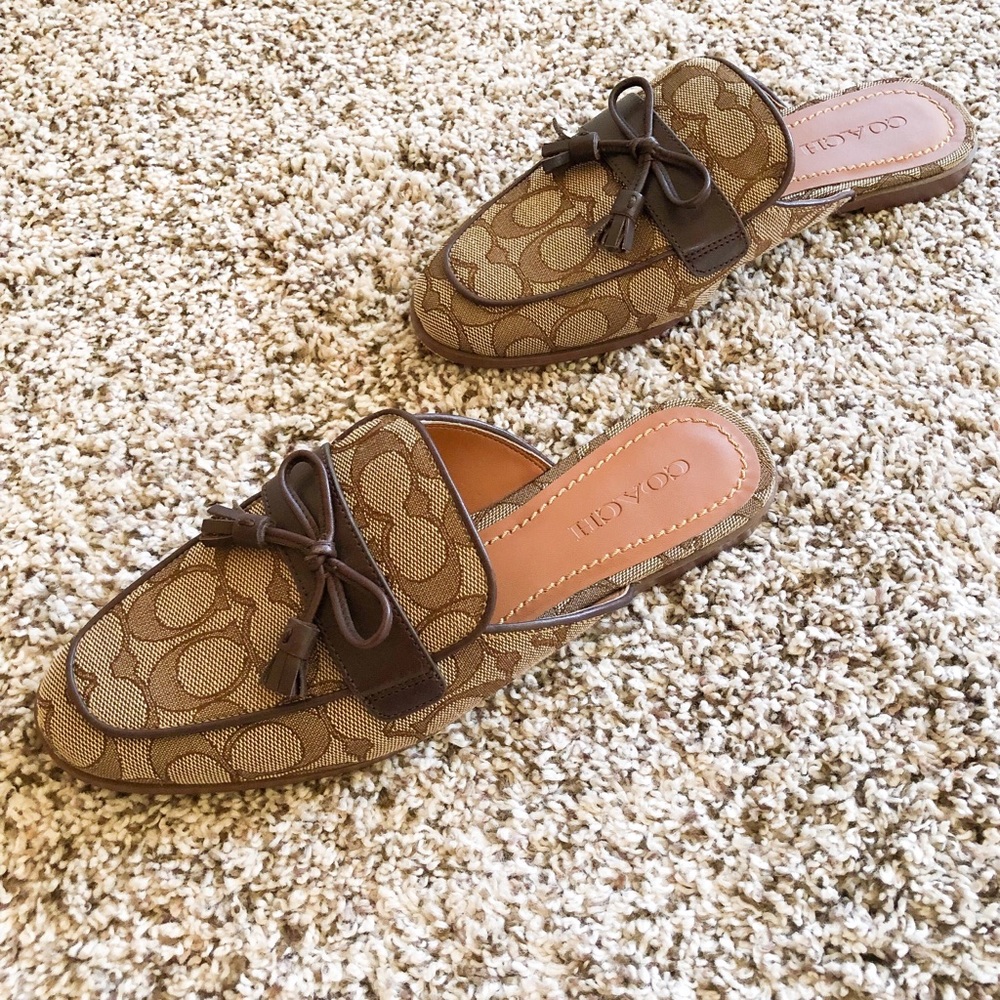 COACH Signature Loafer Mule